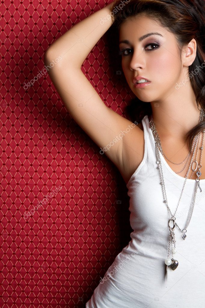 Selective Focus Photography Of Woman Wearing Red Camisole · Free