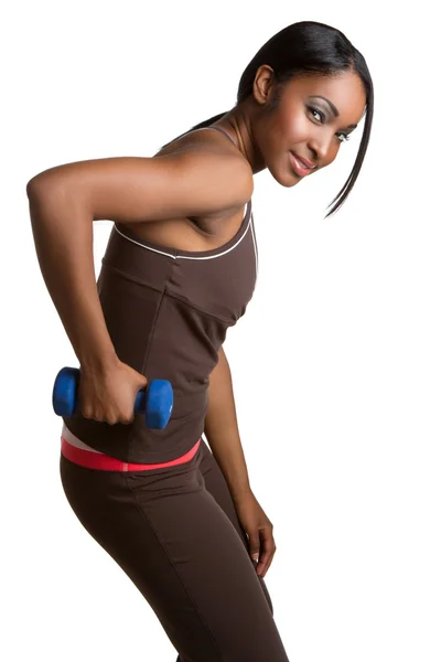 Woman LIfting Weights — Stock Photo, Image