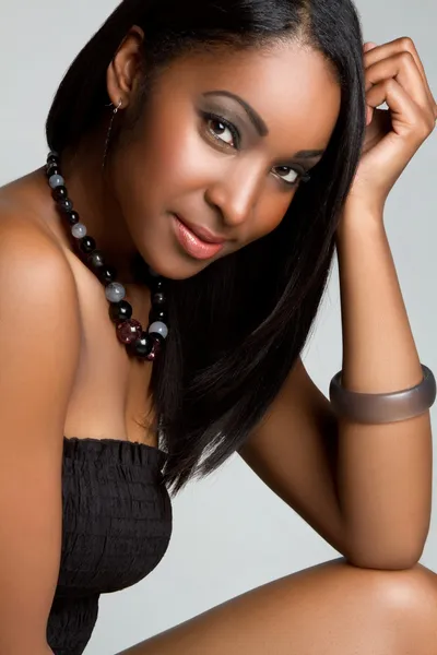 Smiling Black Girl Royalty Free Stock Images