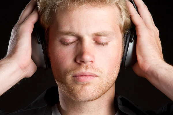 Headphones Music Boy — Stock Photo, Image