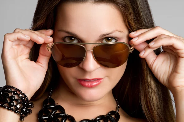 Sonnenbrille Frau — Stockfoto