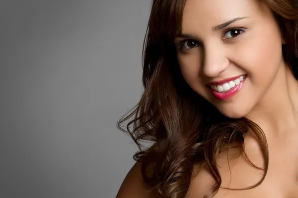 Smiling Hispanic Girl — Stock Photo, Image