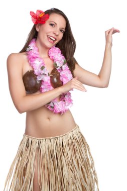 Hula Dancer Girl clipart