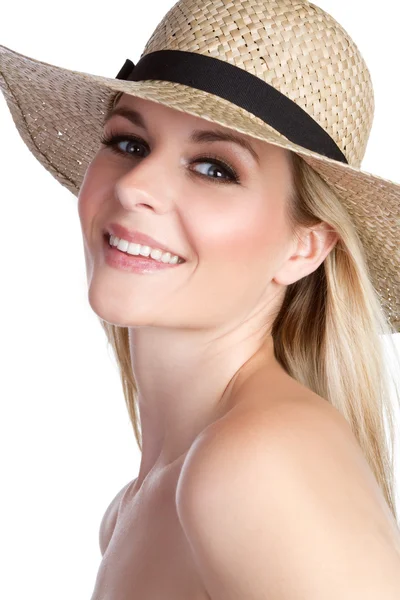 Mulher chapéu — Fotografia de Stock