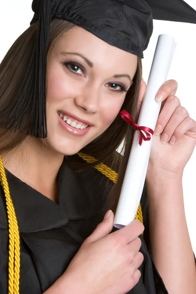Diploma lány — Stock Fotó