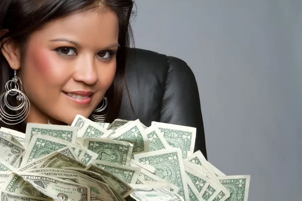 Money Woman — Fotografie, imagine de stoc