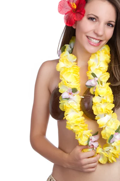 Hawaiianisches tropisches Mädchen — Stockfoto