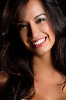 Smiling Latin Woman clipart