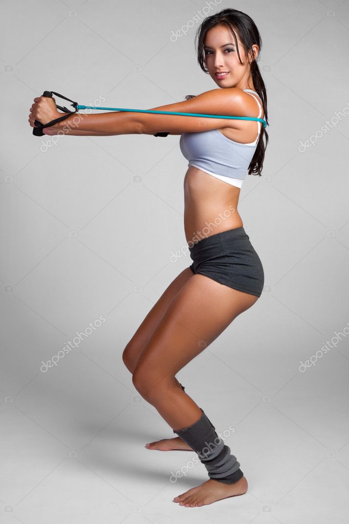 Woman Exercising Stock Photo by ©keeweeboy 3818237
