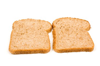 Two perfect slices of bread clipart