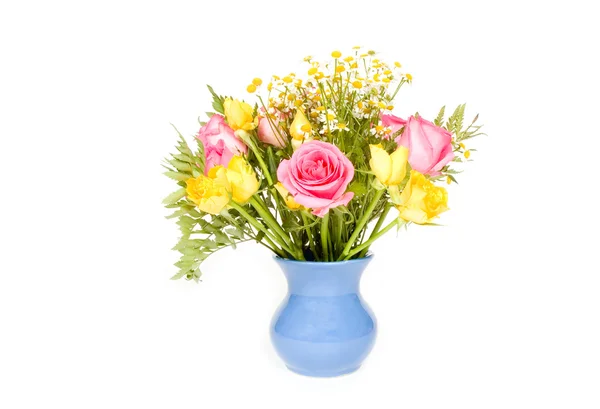 Beautiful bouquet colorful flowers — Stock Photo, Image