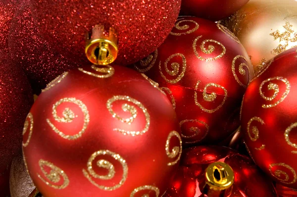 Pozadí vánoční koule — Stock fotografie