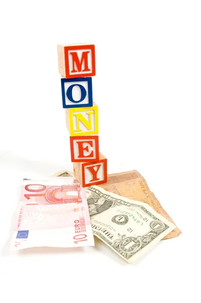 Valuta different countries with money — Stock Photo, Image