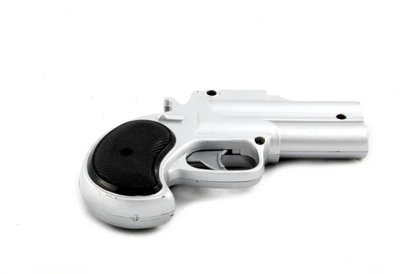 Brinquedo arma isolada no branco — Fotografia de Stock