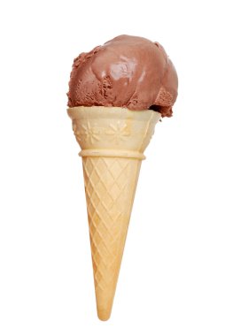 karamelli çikolatalı dondurma koni