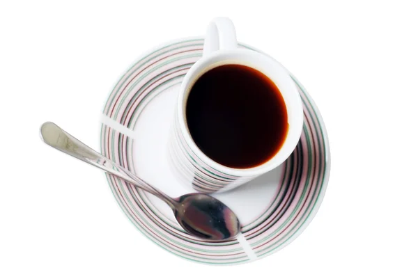 Кава Еспресо з ложкою — стокове фото