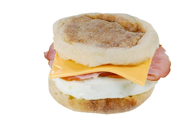 Sandwich con prosciutto e uova — Foto Stock
