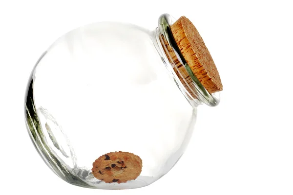 Último biscoito no frasco — Fotografia de Stock