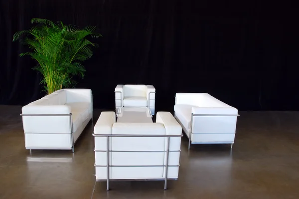 Couro Couch Set — Fotografia de Stock