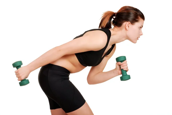 Young woman working out — Stock Photo, Image