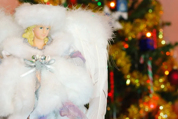 Close-up van Kerstmis engel — Stockfoto