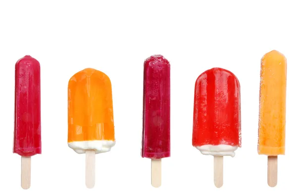 stock image Colorful popsicle collection