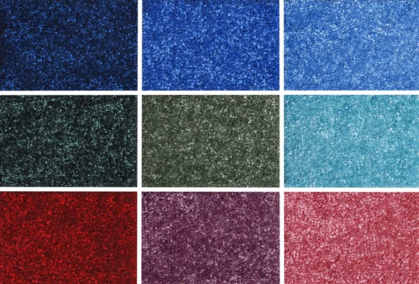 Colorful carpet samples — Stock Photo, Image
