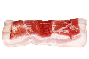 Isolated raw bacon clipart