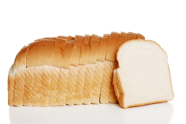 A fehér kenyér kenyér — Stock Fotó
