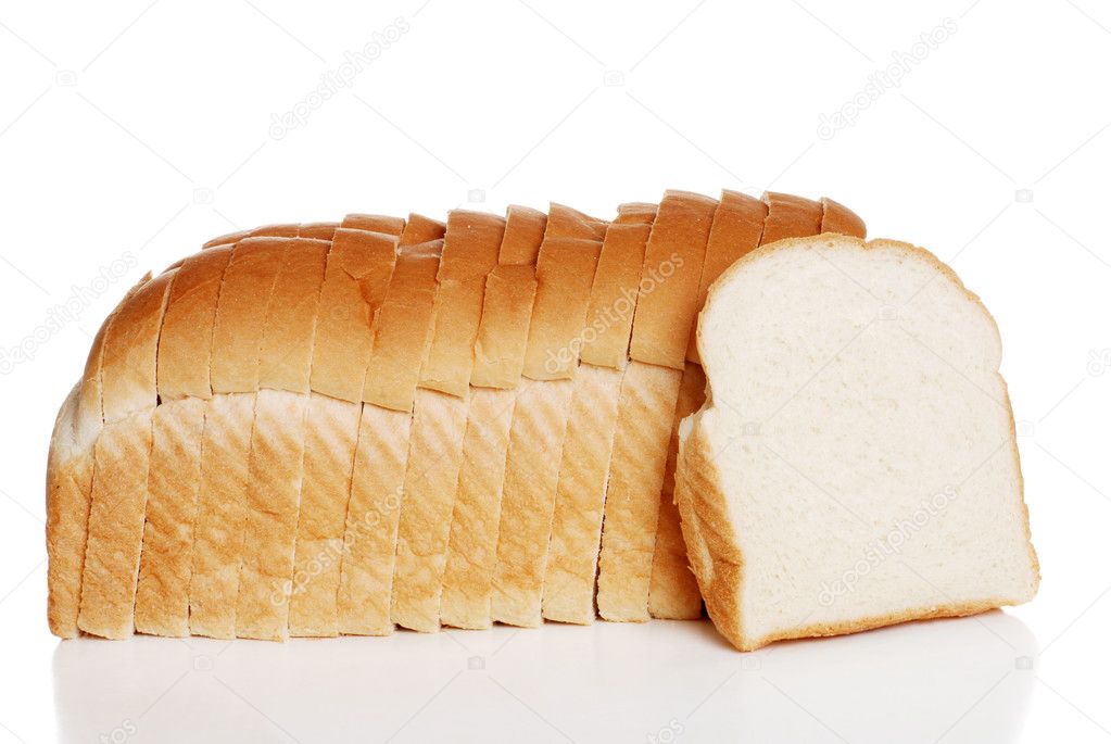 Loaf of white bread
