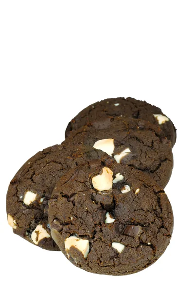 Biscoitos de chocolate que estabelecem — Fotografia de Stock