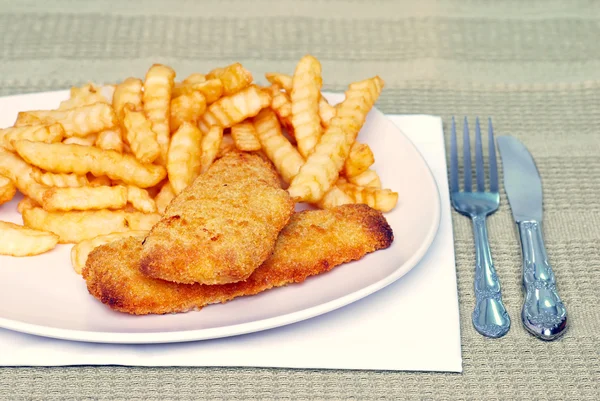 鱼和薯条 — 图库照片