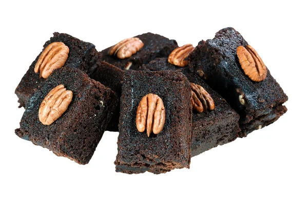 Stack av brownies — Stockfoto