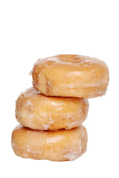 Stack of glazed donuts — Stock Photo, Image