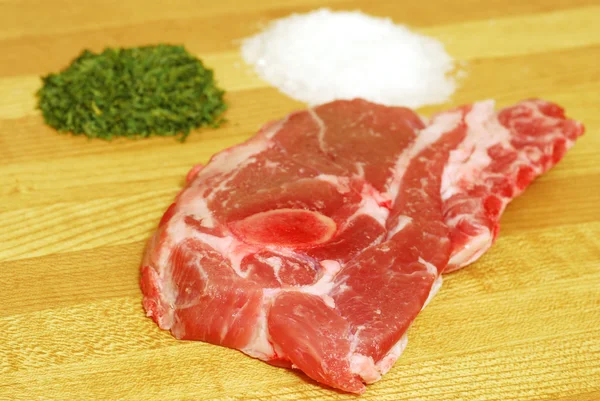 Ongekookt lamb chop — Stockfoto