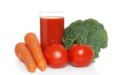 Fresh vegetable juice clipart