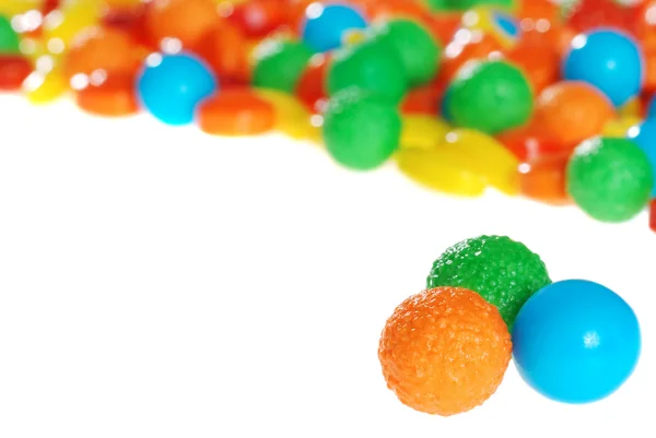 Caramelo duro de fruta colorida — Foto de Stock