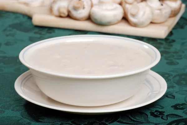 stock image Cream of mushroom soup