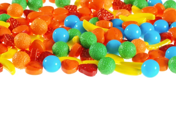 Изолированные фруктовые конфеты — стоковое фото