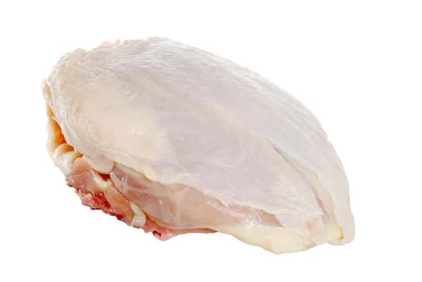 Petto di pollo crudo isolato — Foto Stock