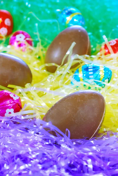 復活祭の卵の多く — ストック写真
