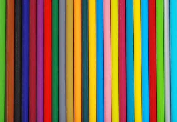 Lots of pencil crayons — Stock Photo, Image