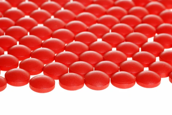 Un sacco di pillole rosse — Foto Stock