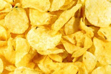 Potato Chips Background clipart