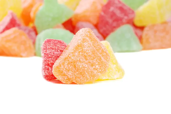Macro fruit slice candy — Stock Photo, Image
