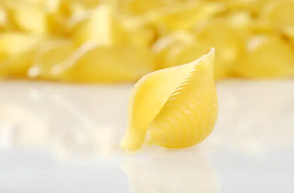 Macro shell pasta — Stock Photo, Image