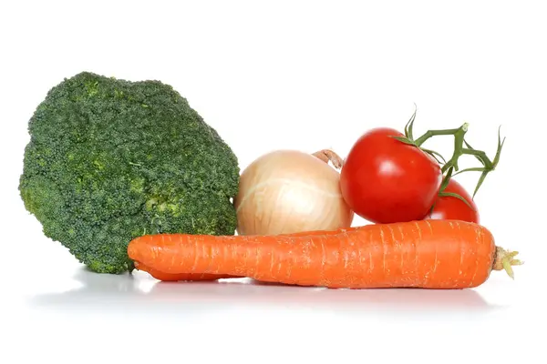 Isolerade grönsaker — Stockfoto