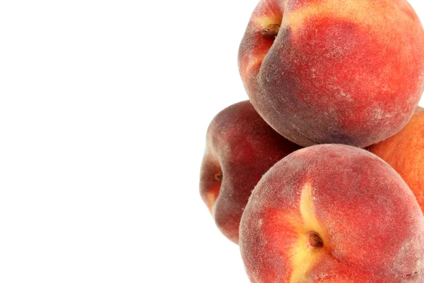 Macro peaches shallow DOF — Stock Photo, Image