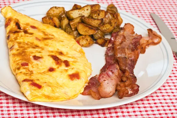 Omelete pequeno-almoço — Fotografia de Stock
