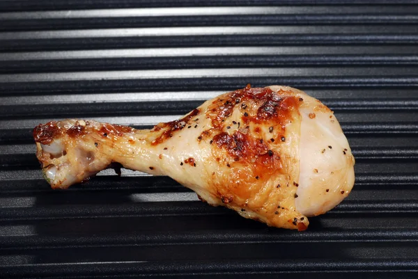 Closeup chicken drumstick grilled — Stock Photo, Image